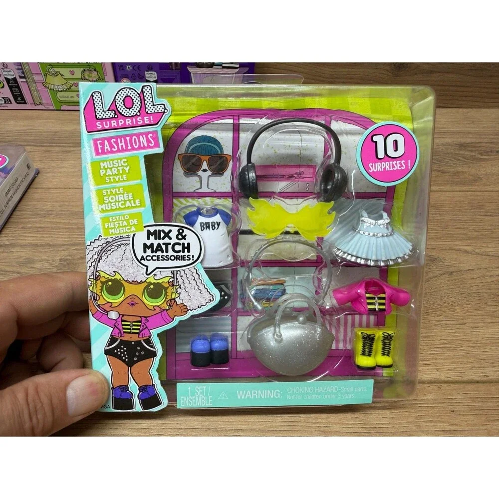 LOL Surprise Fashions Mix & Match Accessories - Lot of 6 - New Sealed!